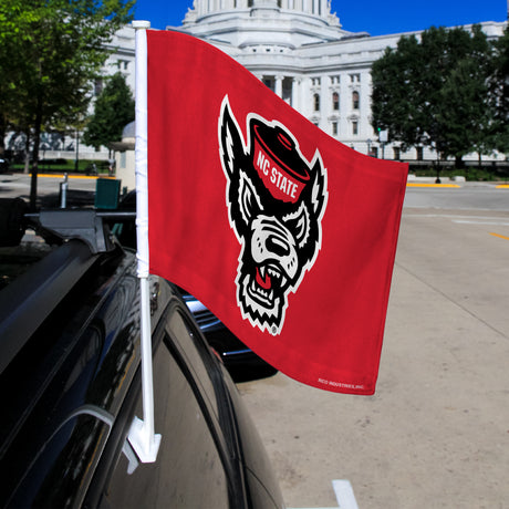 NCAA North Carolina State Wolfpack Car Flag Fan Gear NCAA North Carolina State Wolfpack