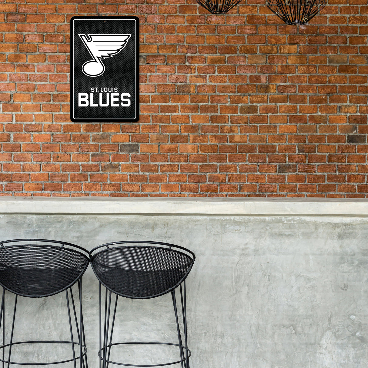 NHL St. Louis Blues Large Metal Sign
