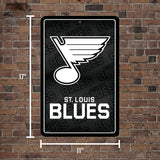 NHL St. Louis Blues Large Metal Sign