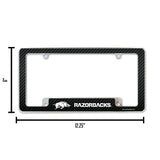 NCAA Arkansas Razorbacks All Over Chrome Frame Fan Gear NCAA Arkansas Razorbacks