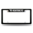 NCAA West Virginia Mountaineers All Over Chrome Frame Fan Gear NCAA West Virginia Mountaineers