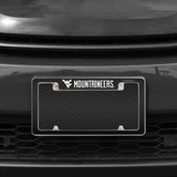NCAA West Virginia Mountaineers All Over Chrome Frame Fan Gear NCAA West Virginia Mountaineers