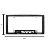 NCAA Washington Huskies All Over Chrome Frame Fan Gear NCAA Washington Huskies