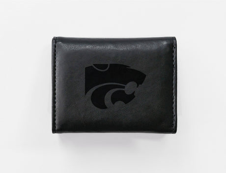 NCAA Kansas State Wildcats - KSU Laser Engraved Tri-Fold Wallet Fan Gear NCAA Kansas State Wildcats
