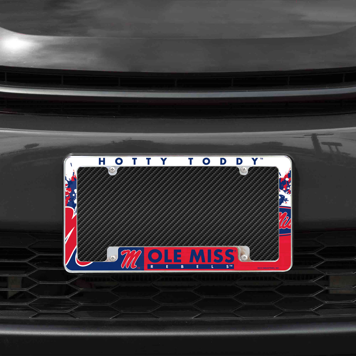 NCAA Mississippi Rebels - Ole Miss All Over Chrome Frame Fan Gear NCAA Mississippi Rebels