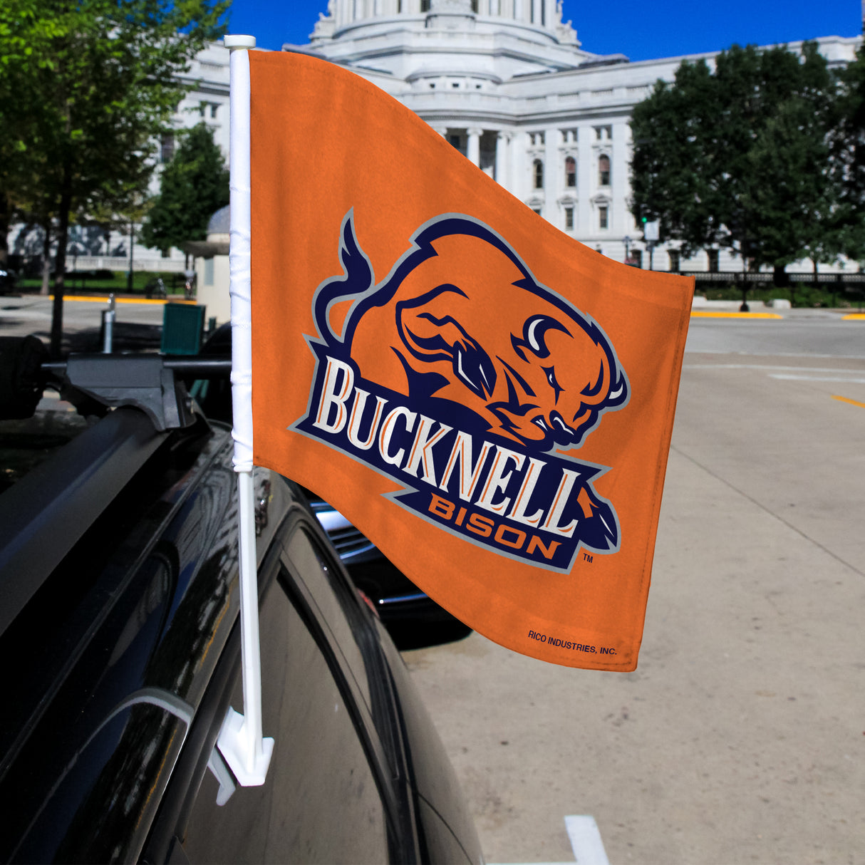 NCAA Bucknell Bison Car Flag Fan Gear NCAA Bucknell Bison