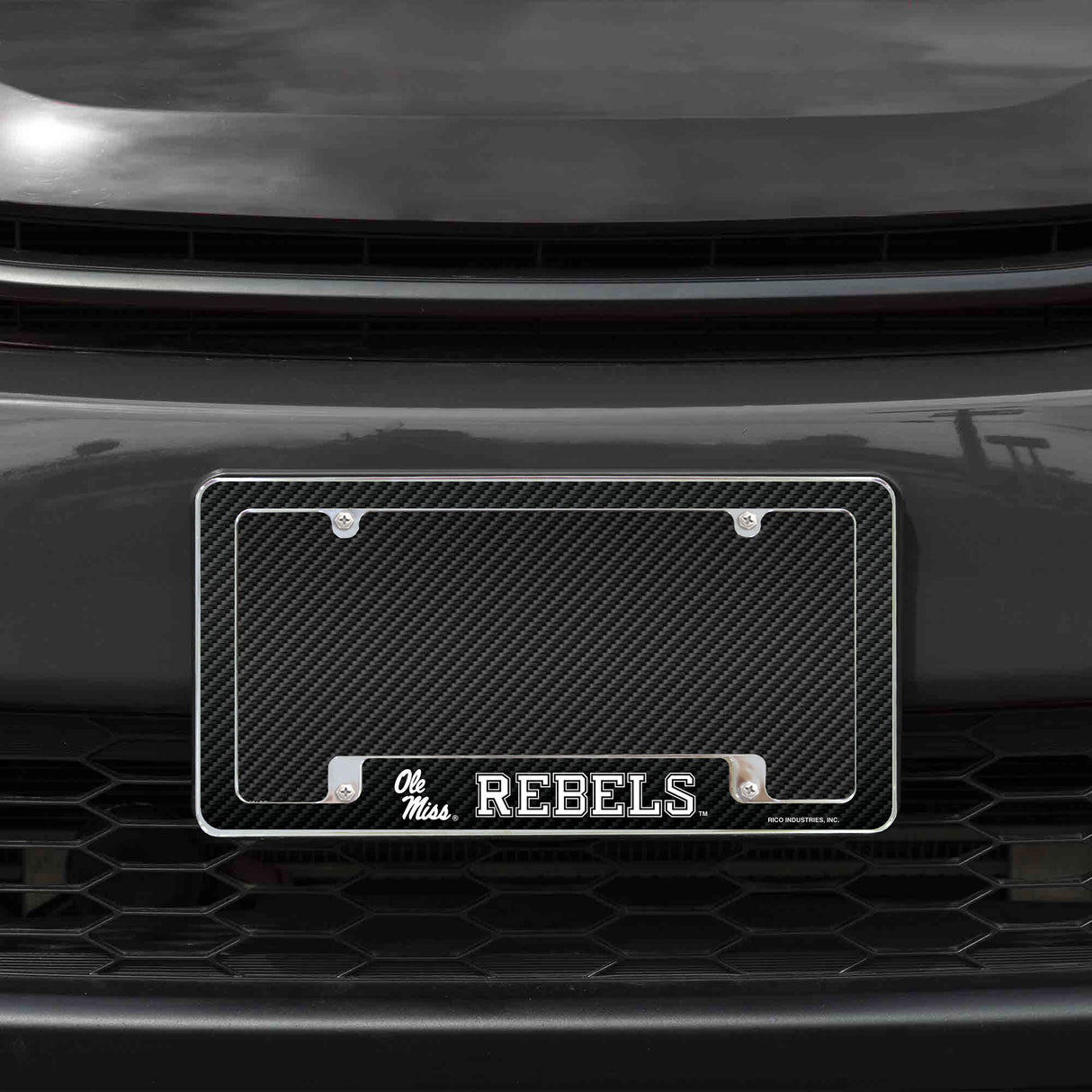 NCAA Mississippi Rebels - Ole Miss All Over Chrome Frame Fan Gear NCAA Mississippi Rebels