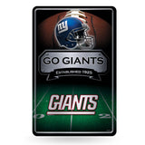 NFL New York Giants Large Metal Sign Fan Gear NFL New York Giants
