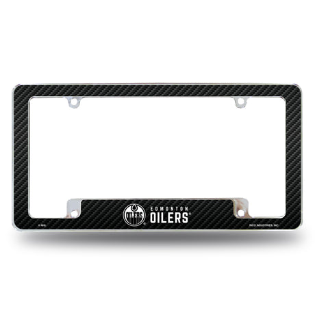 NHL Edmonton Oilers All Over Chrome Frame Fan Gear NHL Edmonton Oilers