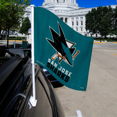 NHL San Jose Sharks Car Flag Fan Gear NHL San Jose Sharks