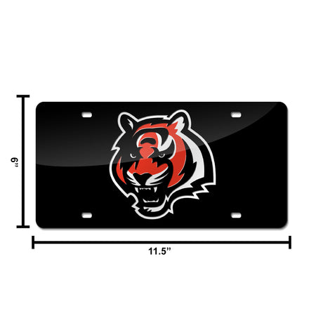 NFL Cincinnati Bengals Laser Cut License Plate Tag Fan Gear NFL Cincinnati Bengals
