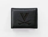 NCAA Virginia Cavaliers Laser Engraved Tri-Fold Wallet Fan Gear NCAA Virginia Cavaliers