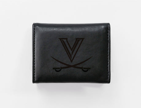 NCAA Virginia Cavaliers Laser Engraved Tri-Fold Wallet Fan Gear NCAA Virginia Cavaliers
