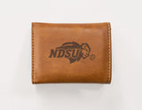 NCAA North Dakota State Bisons Laser Engraved Tri-Fold Wallet Fan Gear NCAA North Dakota State Bisons