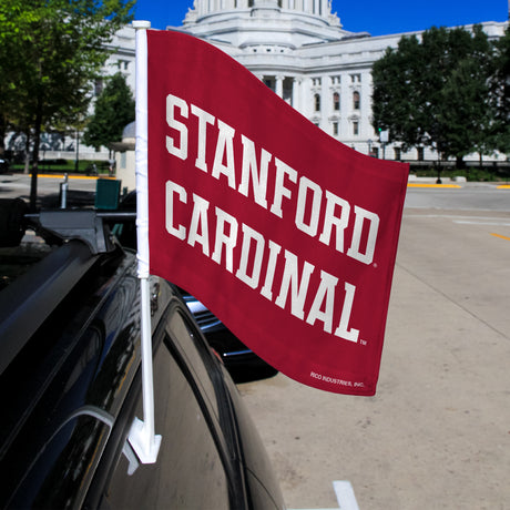 NCAA Stanford Cardinal Car Flag Fan Gear NCAA Stanford Cardinal