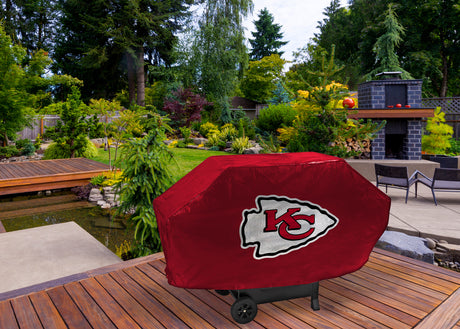 NFL Kansas City Chiefs Grill Cover Deluxe Vinyl Fan Gear NFL Kansas City Chiefs