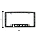 NCAA Illinois Fighting Illini All Over Chrome Frame Fan Gear NCAA Illinois Fighting Illini