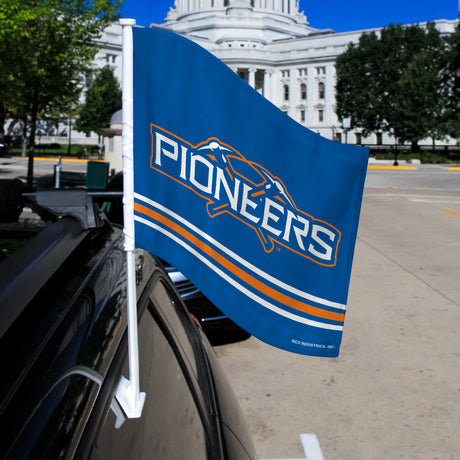 NCAA Wisconsin-Platteville Pioneers Car Flag Fan Gear NCAA Wisconsin-Platteville Pioneers