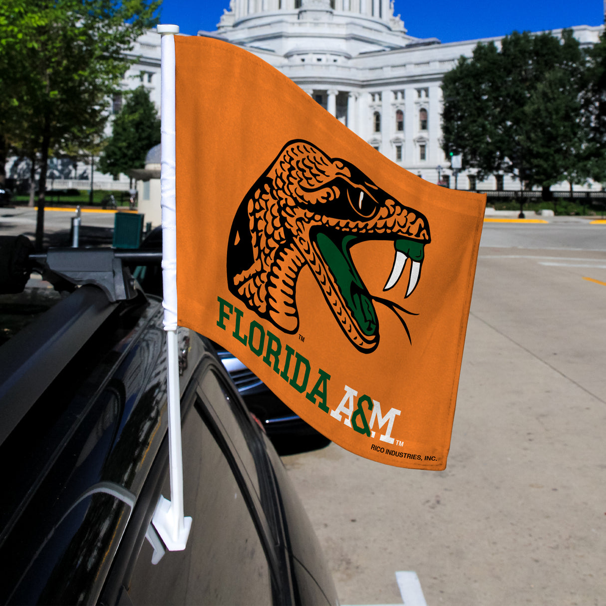 NCAA Florida A&M Rattlers - FAMU Car Flag Fan Gear NCAA Florida A&M Rattlers