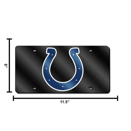 NFL Indianapolis Colts Laser Cut License Plate Tag Fan Gear NFL Indianapolis Colts