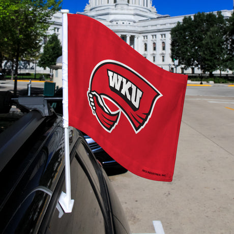 NCAA Western Kentucky Hilltoppers Car Flag Fan Gear NCAA Western Kentucky Hilltoppers