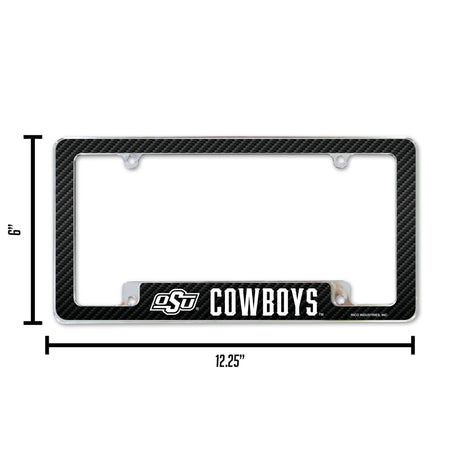 NCAA Oklahoma State Cowboys All Over Chrome Frame Fan Gear NCAA Oklahoma State Cowboys