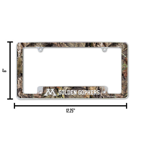 NCAA Minnesota Golden Gophers All Over Chrome Frame Fan Gear NCAA Minnesota Golden Gophers