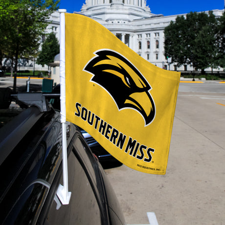 NCAA Southern Mississippi Golden Eagles Car Flag Fan Gear NCAA Southern Mississippi Golden Eagles