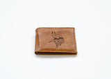 NFL Minnesota Vikings Laser Engraved Bill-Fold Fan Gear NFL Minnesota Vikings