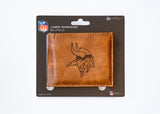 NFL Minnesota Vikings Laser Engraved Bill-Fold Fan Gear NFL Minnesota Vikings