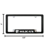 NCAA Kansas State Wildcats - KSU All Over Chrome Frame Fan Gear NCAA Kansas State Wildcats