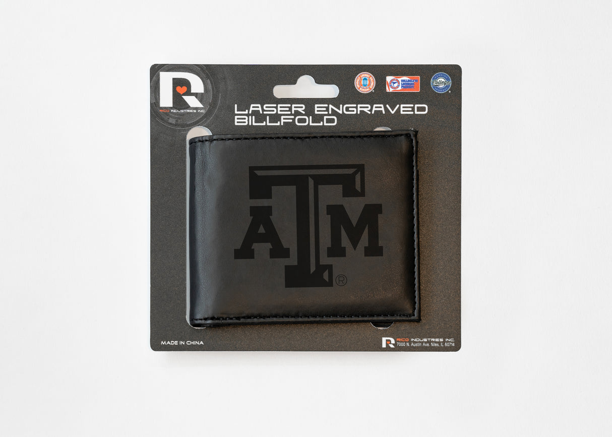 NCAA Texas A&M Aggies Laser Engraved Bill-Fold Fan Gear NCAA Texas A&M Aggies