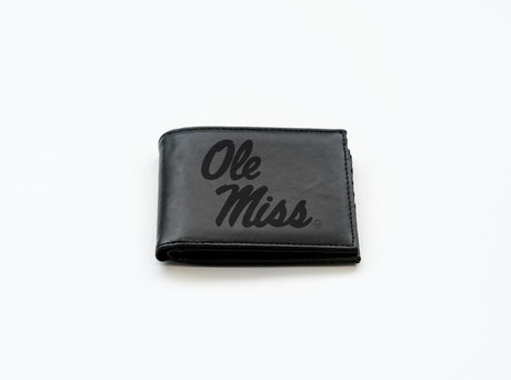 NCAA Mississippi Rebels - Ole Miss Laser Engraved Bill-Fold Fan Gear NCAA Mississippi Rebels