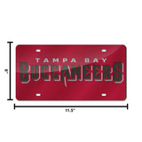 NFL Tampa Bay Buccaneers Laser Cut License Plate Tag Fan Gear NFL Tampa Bay Buccaneers