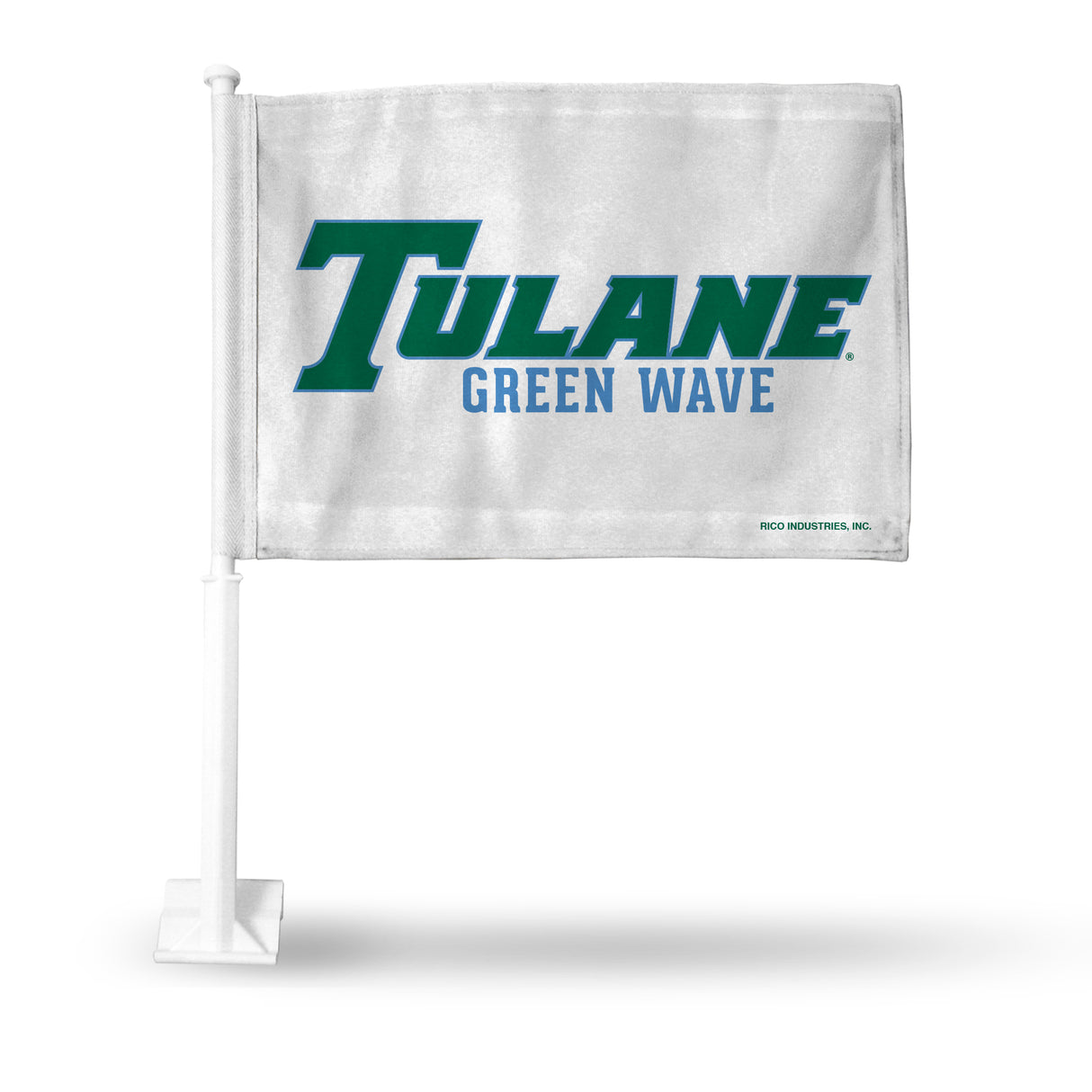 NCAA Tulane Green Wave Car Flag Fan Gear NCAA Tulane Green Wave