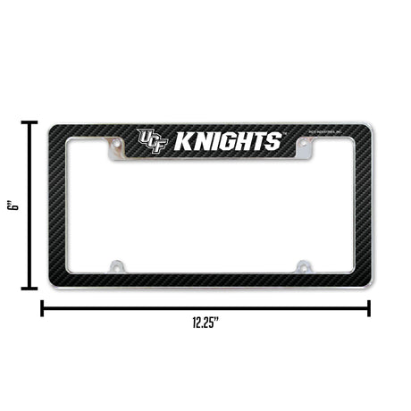 NCAA Central Florida Knights - UCF All Over Chrome Frame Fan Gear NCAA Central Florida Knights