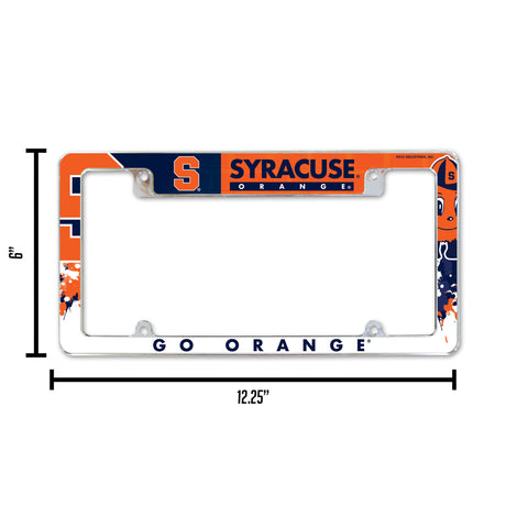 NCAA Syracuse Orange All Over Chrome Frame Fan Gear NCAA Syracuse Orange
