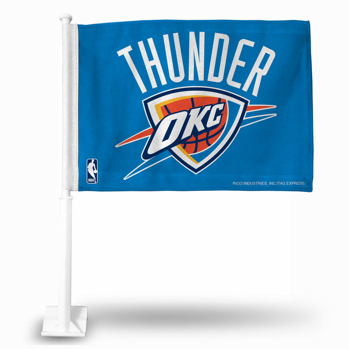 NBA Oklahoma City Thunder Car Flag Fan Gear NBA Oklahoma City Thunder