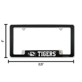 NCAA Missouri Tigers All Over Chrome Frame Fan Gear NCAA Missouri Tigers