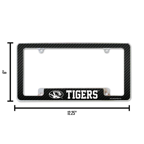 NCAA Missouri Tigers All Over Chrome Frame Fan Gear NCAA Missouri Tigers