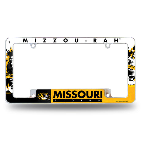 NCAA Missouri Tigers All Over Chrome Frame Fan Gear NCAA Missouri Tigers