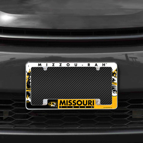 NCAA Missouri Tigers All Over Chrome Frame Fan Gear NCAA Missouri Tigers