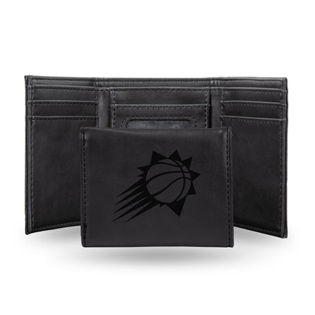 NBA Phoenix Suns Laser Engraved Trifold Wallet Fan Gear NBA Phoenix Suns