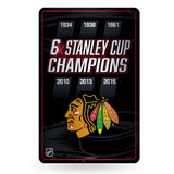NHL Chicago Blackhawks Large Metal Sign