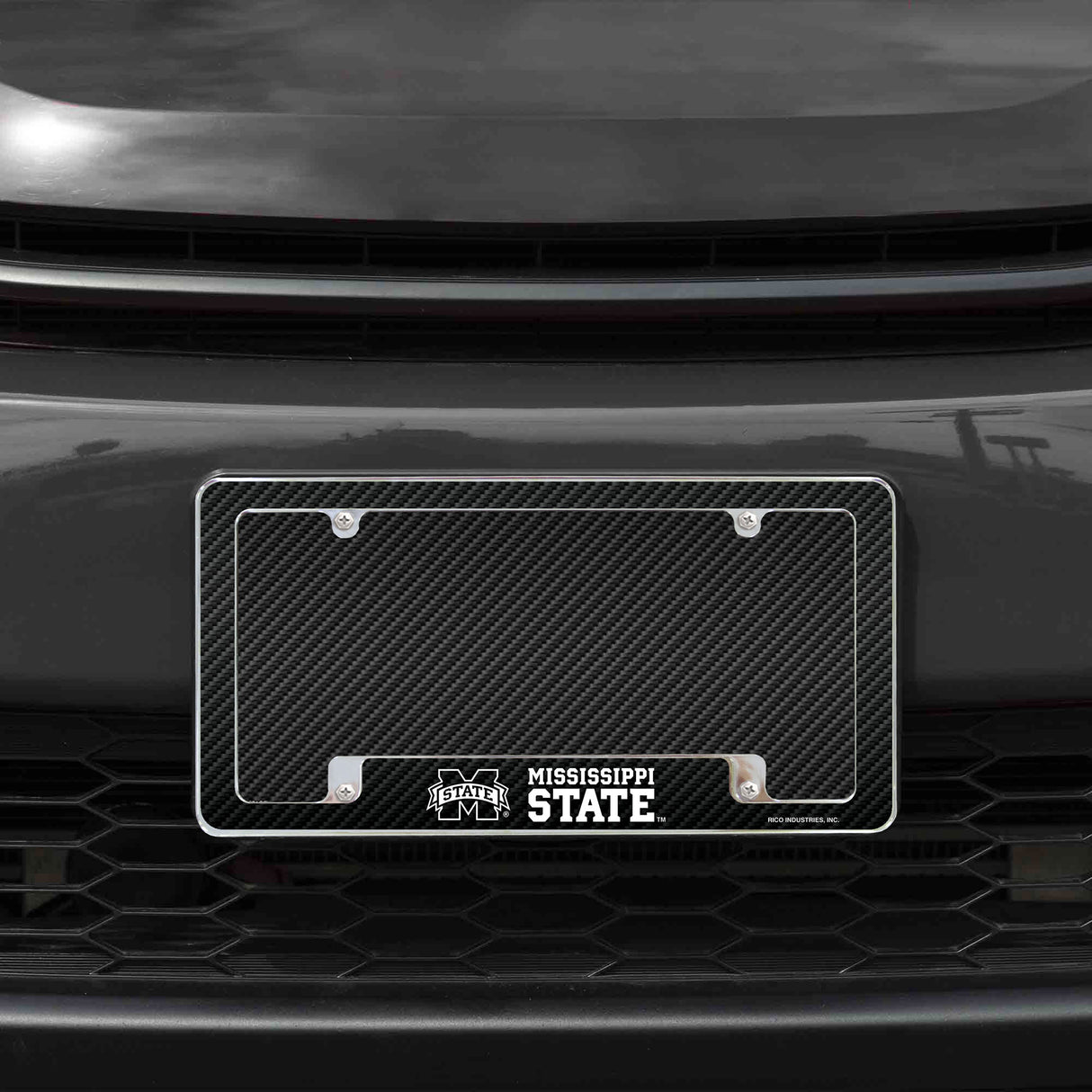 NCAA Mississippi State Bulldogs All Over Chrome Frame Fan Gear NCAA Mississippi State Bulldogs