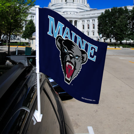 NCAA Maine Black Bears Car Flag Fan Gear NCAA Maine Black Bears