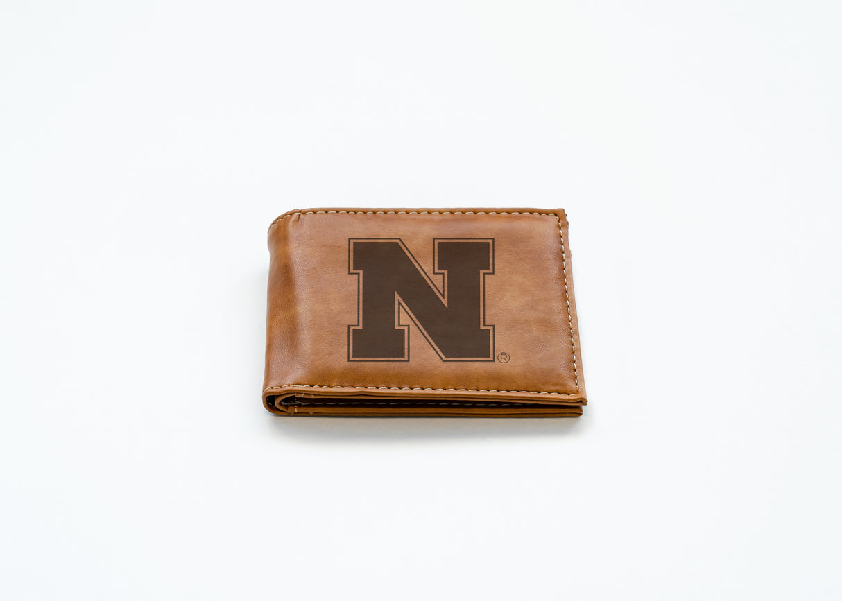 NCAA Nebraska Cornhuskers Laser Engraved Bill-Fold Fan Gear NCAA Nebraska Cornhuskers