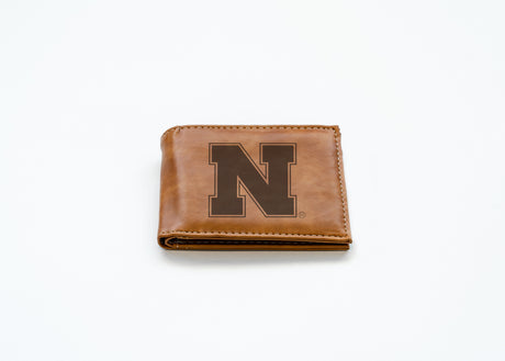 NCAA Nebraska Cornhuskers Laser Engraved Bill-Fold Fan Gear NCAA Nebraska Cornhuskers