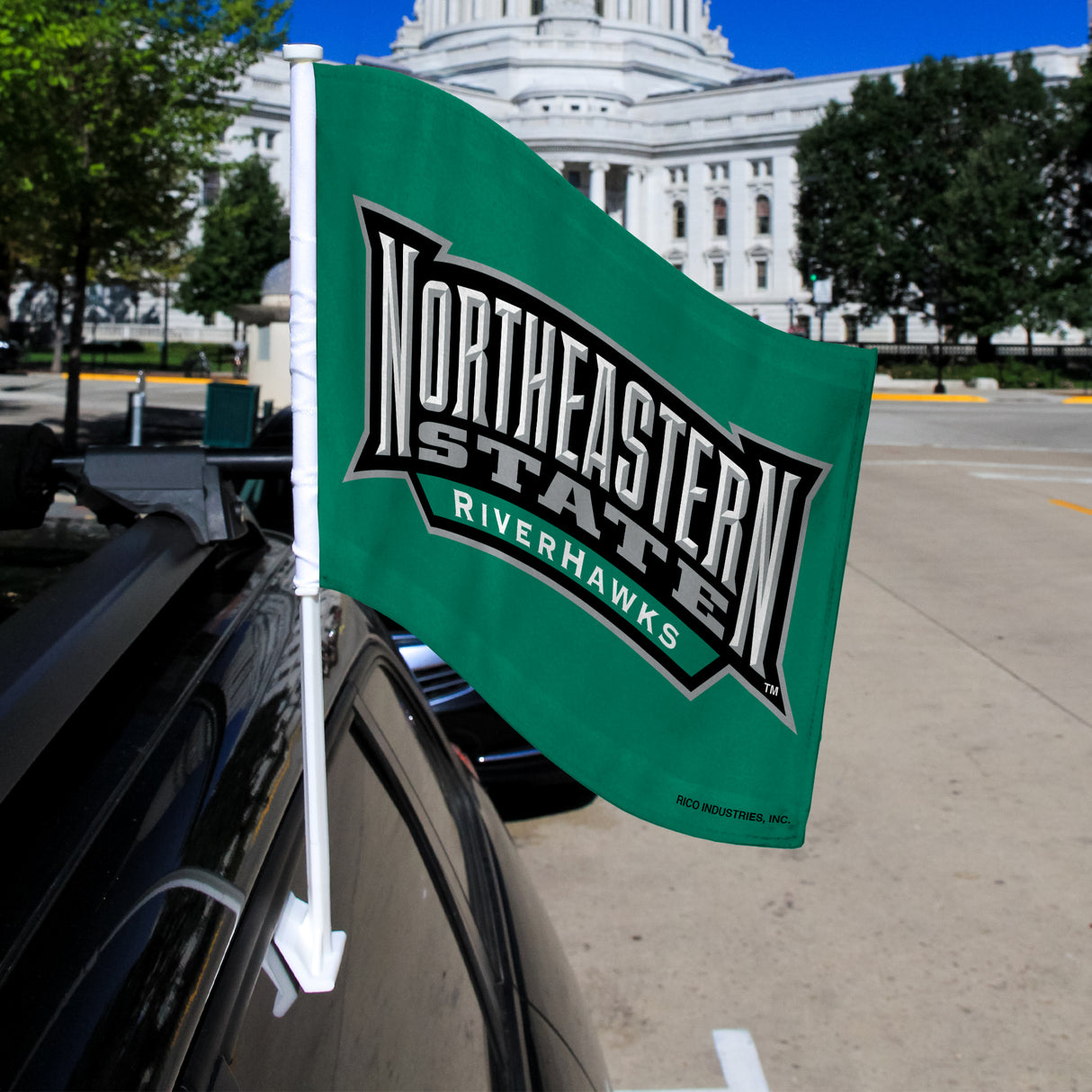 NCAA Northeastern State RiverHawks Car Flag Fan Gear NCAA Northeastern State RiverHawks
