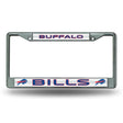 NFL Buffalo Bills Chrome Glitter License Plate Frame Fan Gear NFL Buffalo Bills